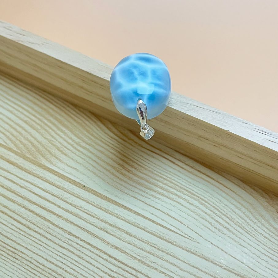  上級 EU製 ラリマーペンダント パワーストーン 天然石 お守り プレゼント1 約26 6 21 9 10 5 mm ZB 9740 その他 アクセサリー