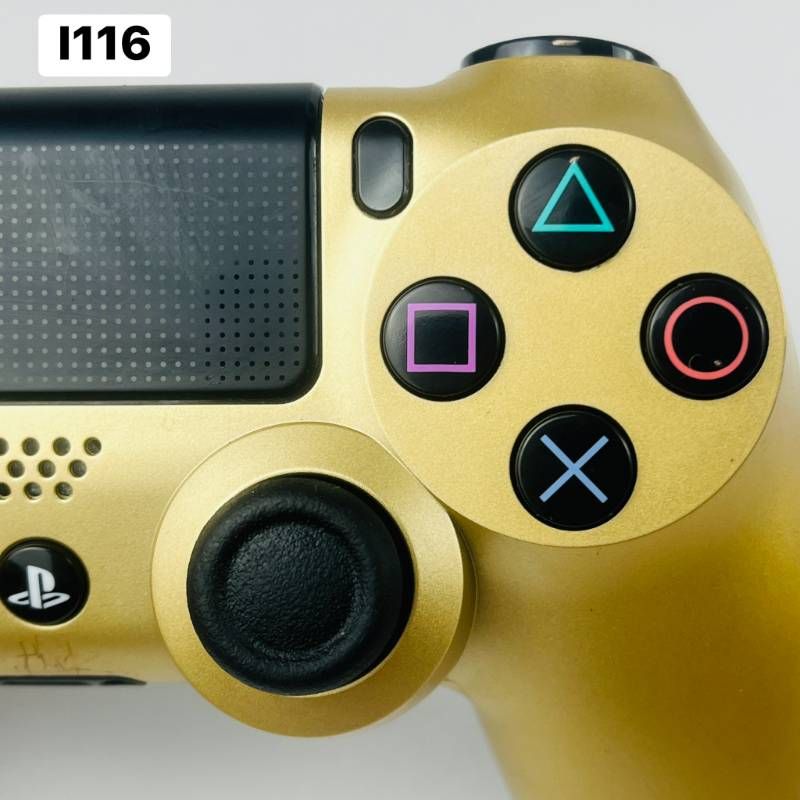 ◇I116【限定カラー】SONY DUALSHOCK4 ゴールド ブラック USBコード