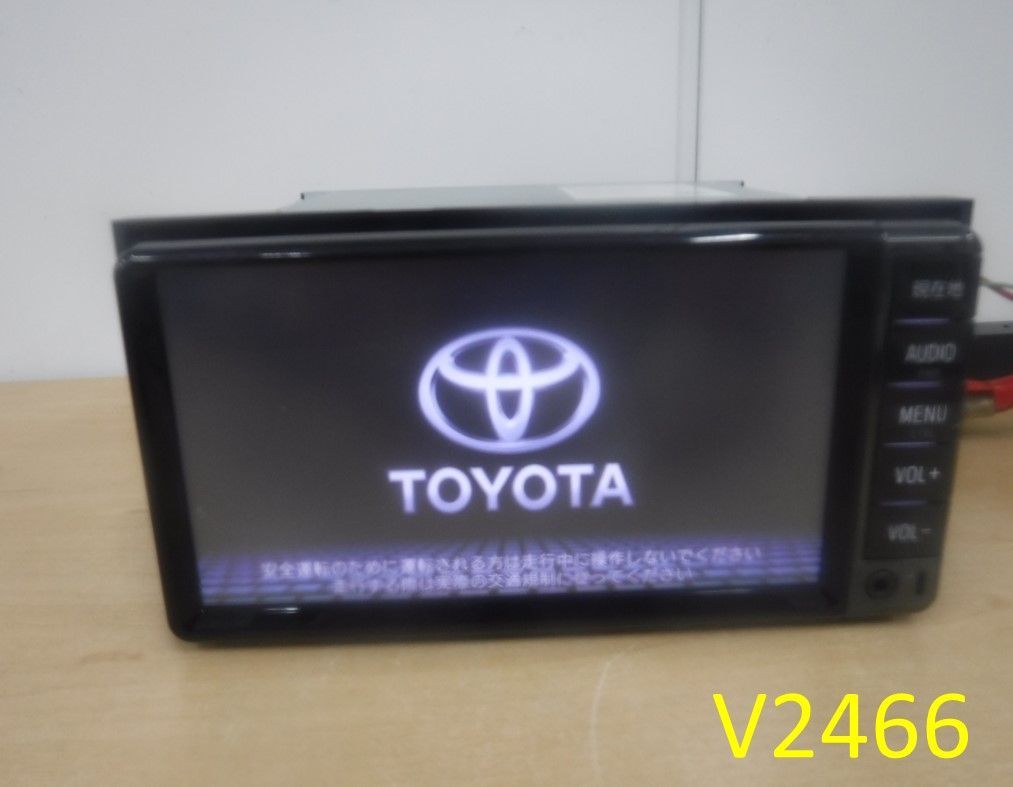 V 2466 _SDナビ TOYOTA NSCD W 66 セキュリティ解除 取り外し 彡