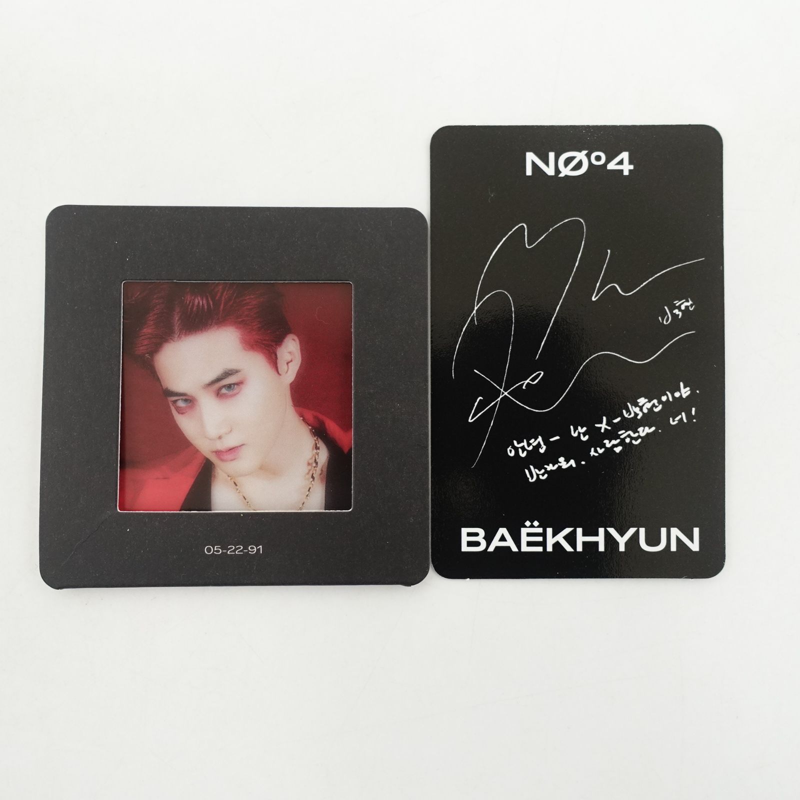 EXO ベッキョン スホ フォトスライド OBSESSION トレカ フォト カード