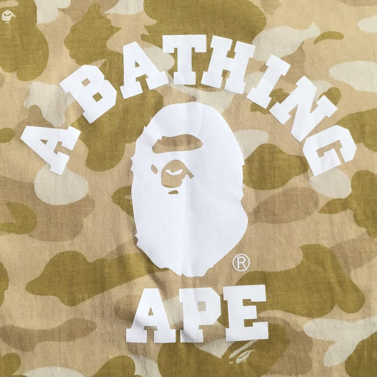 BAPE CAMO カレッジロゴ Tシャツ Lサイズ a bathing ape college logo 