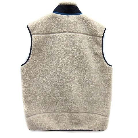 パタゴニア Patagonia クラシック レトロX ベスト ボア フリース Classic Retro-X Vest 23048 FA 18 ナチュラル ネイビー L