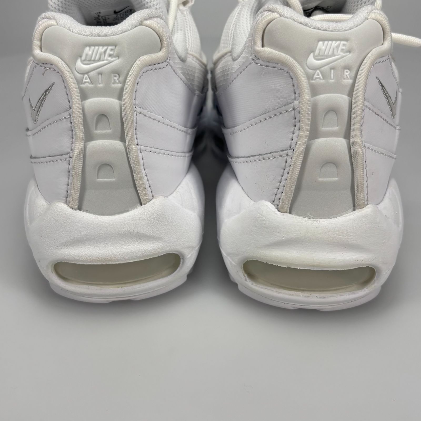 NIKE AIR MAX 95 ESSENTIAL WHITE/WHITE/GREY FOG 24.0cm - メルカリ