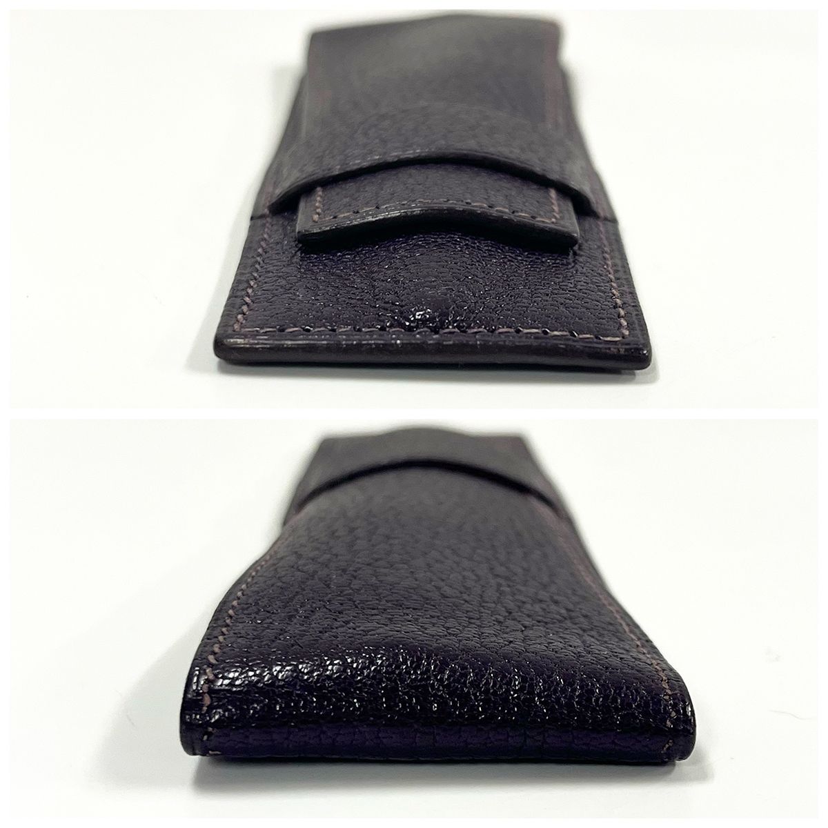  HERMES エルメス ペンケース パープル 筆箱 筆記具