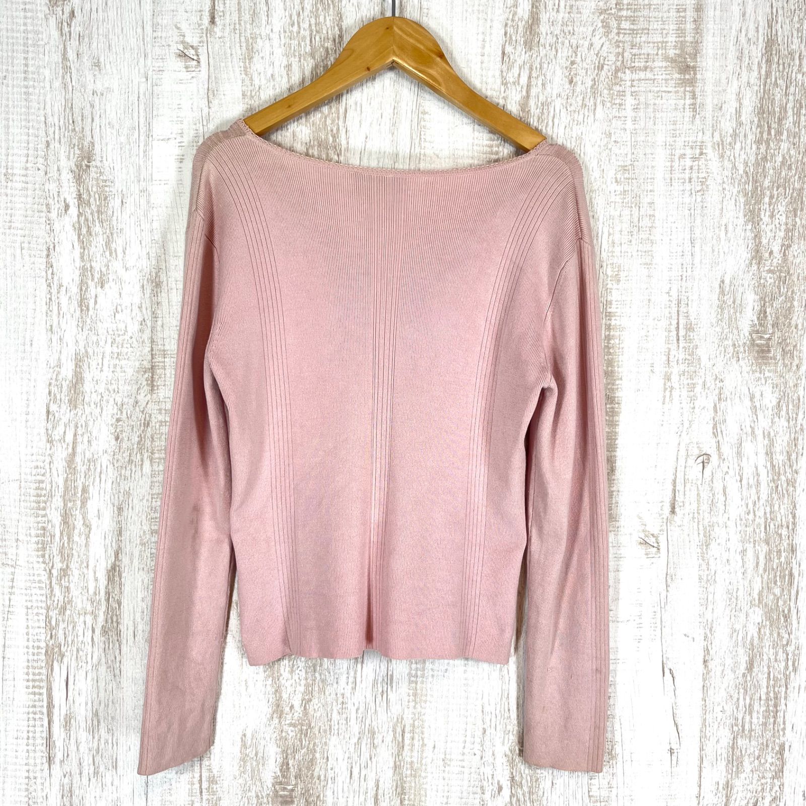 ETRO エトロ Vネック 無地 リブ編み シルク ニット 長袖 カーディガン