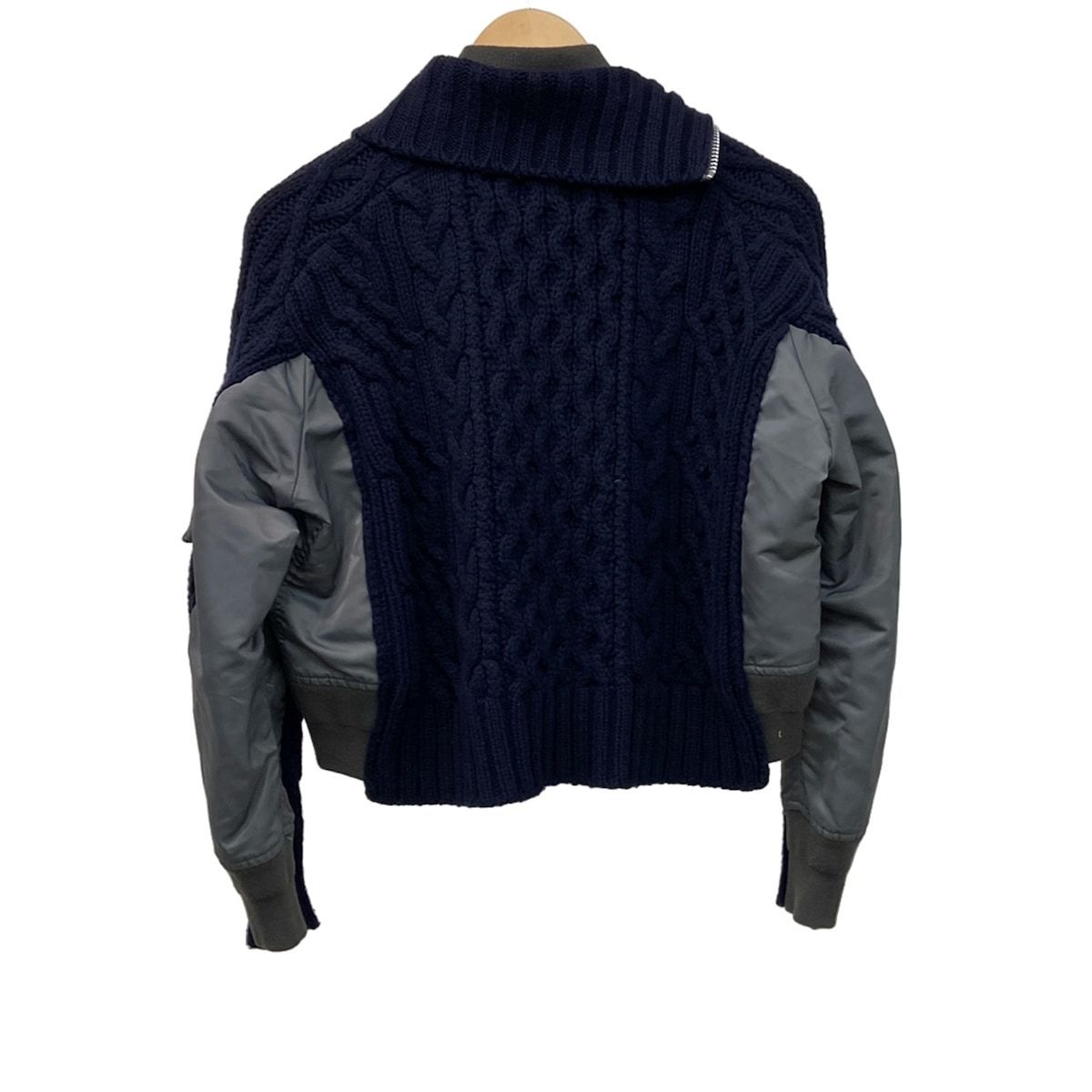 sacai 20aw ニット SACAI 20AW faux shearling knit pullover プルオーバーニット - メルカリ