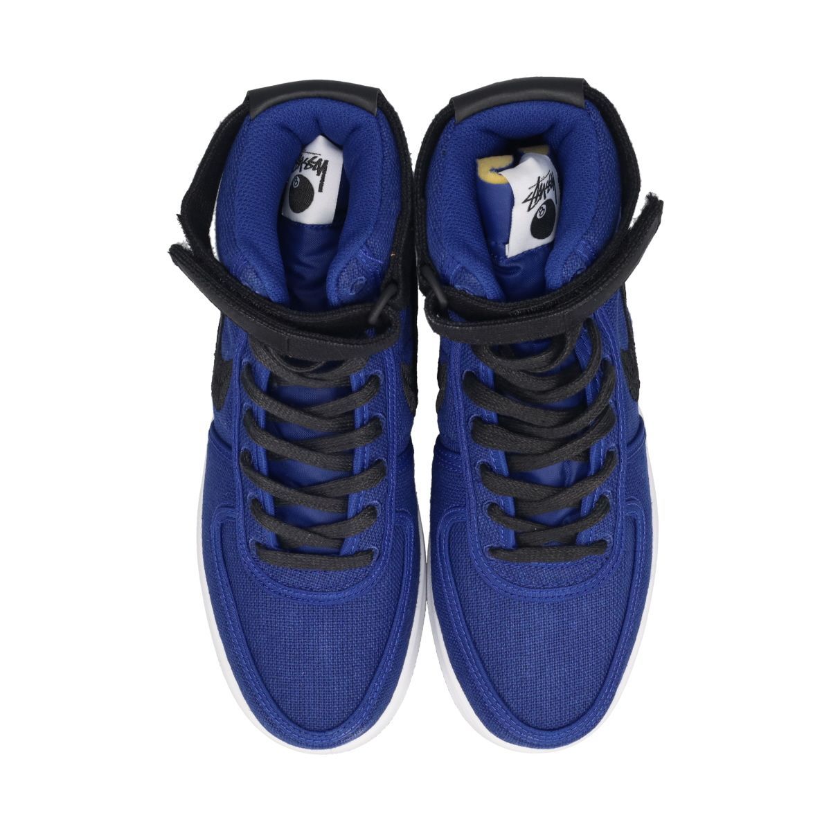 NIKE VANDAL HI SP 【STUSSY】 DEEP ROYAL BLUE/BLACK/WHITE 26.5cm 