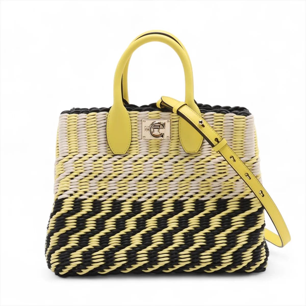 サルヴァトーレフェラガモ 2way トートバッグ 極美品 サルヴァトーレフェラガモ 2WAY ショルダーバッグ スタジオ