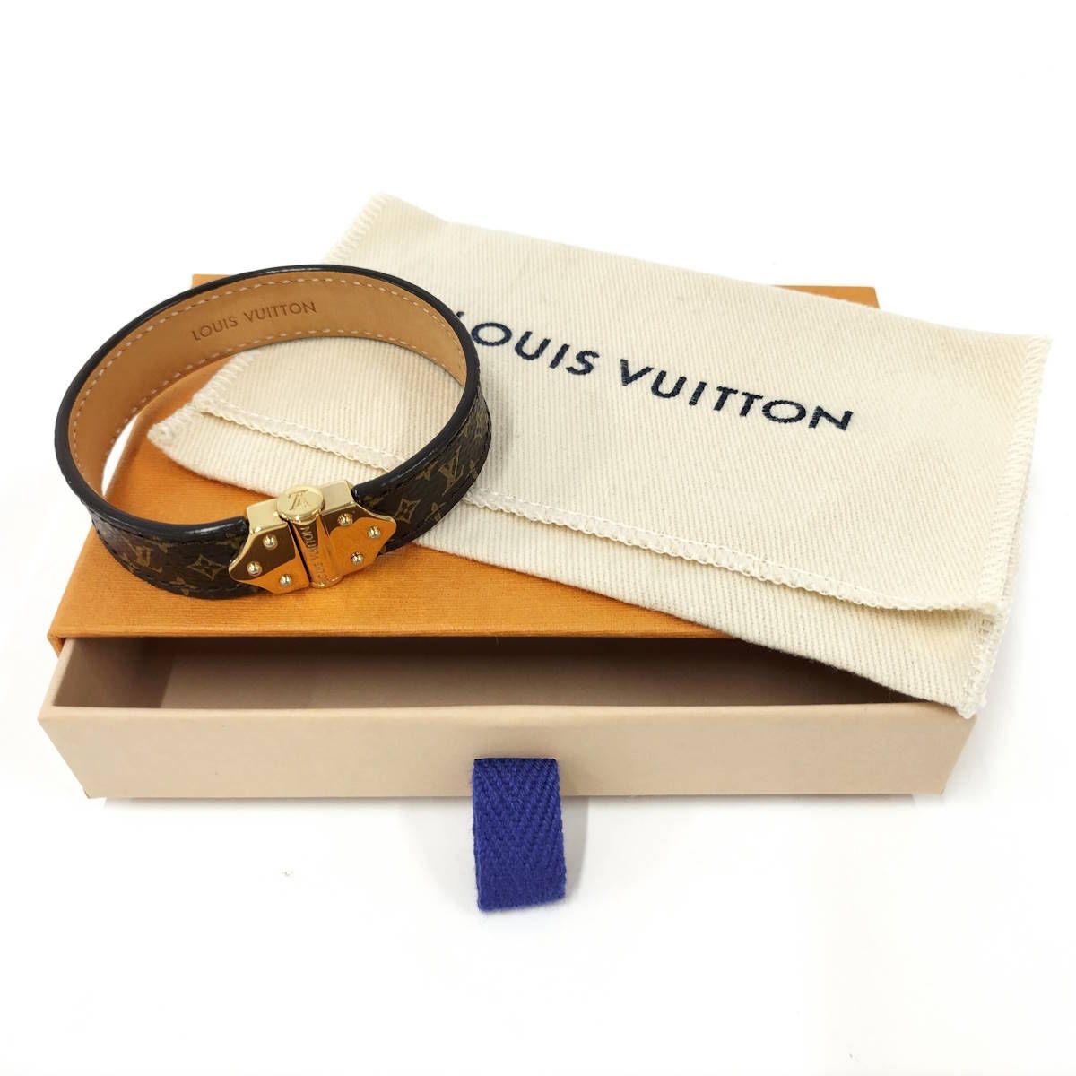 LOUIS VUITTON ブラスレ スピリット ブレスレット バングル モノグラム