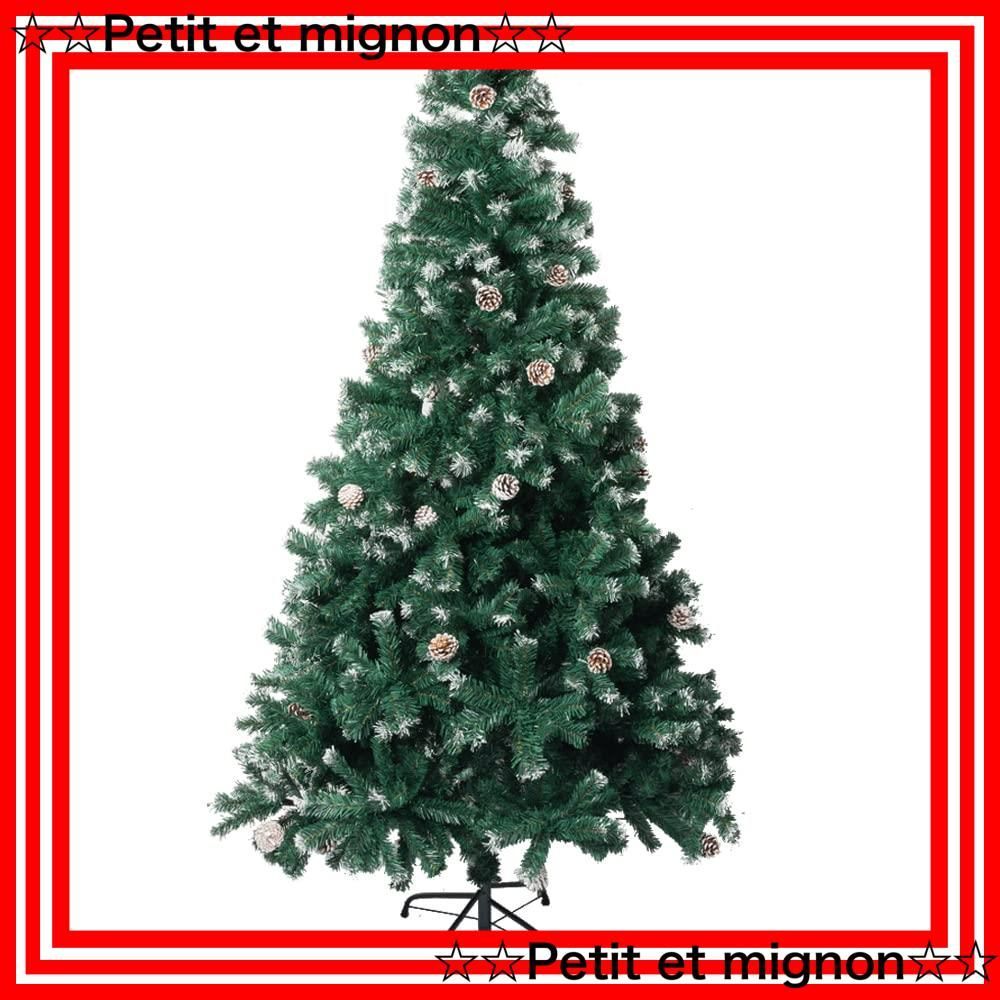 雪付き グリーン コンパクト収納 松かさ まつぼっくり 210㎝ 210 cm 180 120 150 の葉の色を再現したナチュラルツリー ツリー