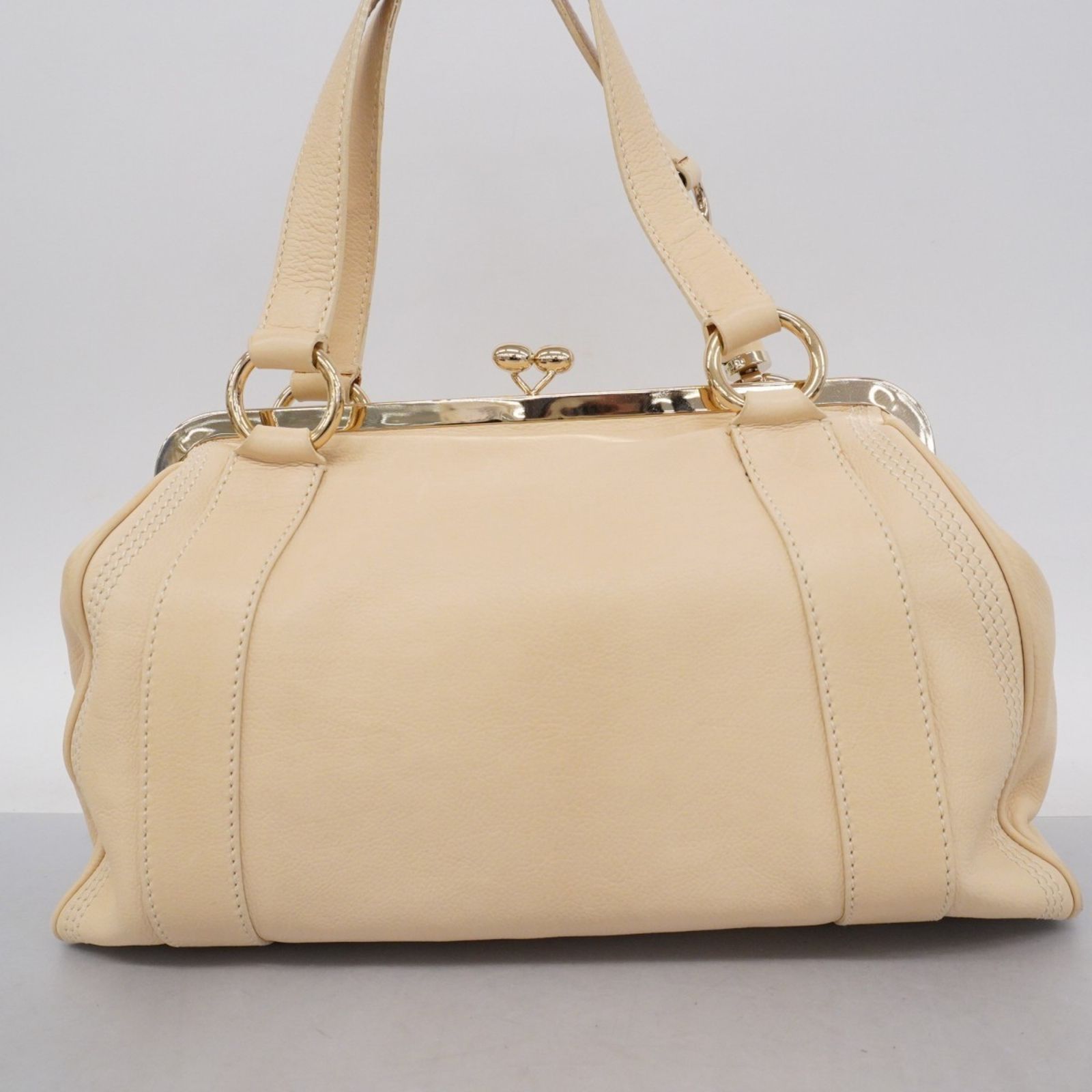 セリーヌ(Celine) セリーヌ ハンドバッグ マカダム レザー クリーム