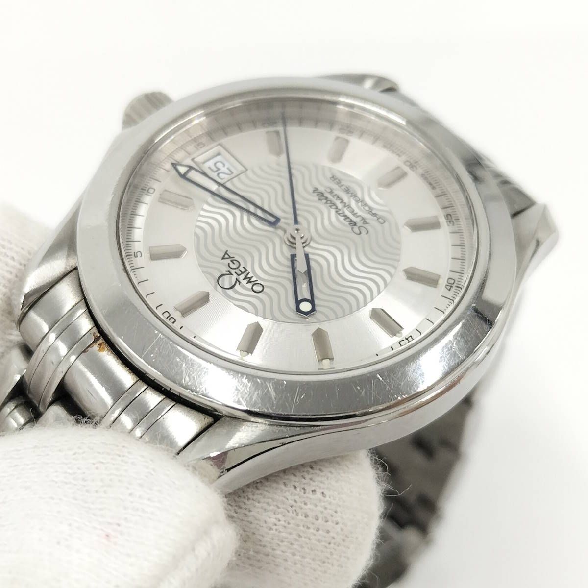 ネット確認中 OMEGA シーマスター メンズ 腕時計 自動巻 SS シルバー
