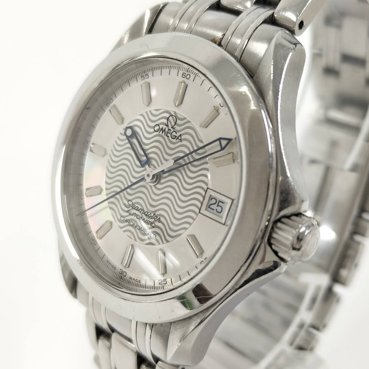 ネット確認中 OMEGA シーマスター メンズ 腕時計 自動巻 SS シルバー