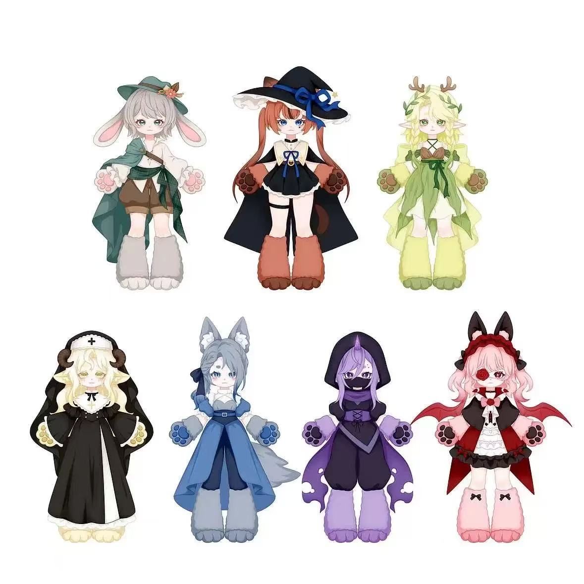 合玩文化 ルナに捧ぐ 1|12スケール MJDブラインドドール シリーズ アソートボックス フィギュア 1 BOX 6ピース入り