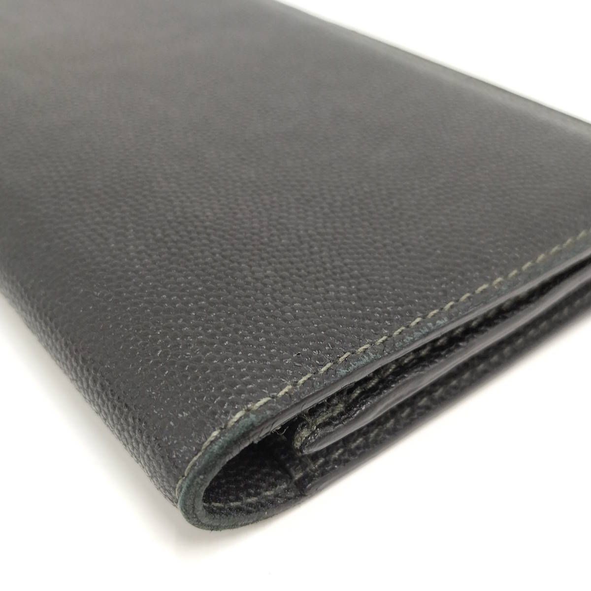 Cartier 二つ折り長財布 サントス ドゥ カルティエ レザー ブラック