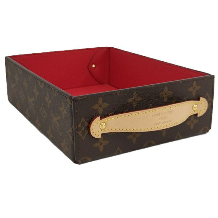 LOUIS VUITTON デスク トレーMM ジョージ モノグラム ブラウン GI 1067
