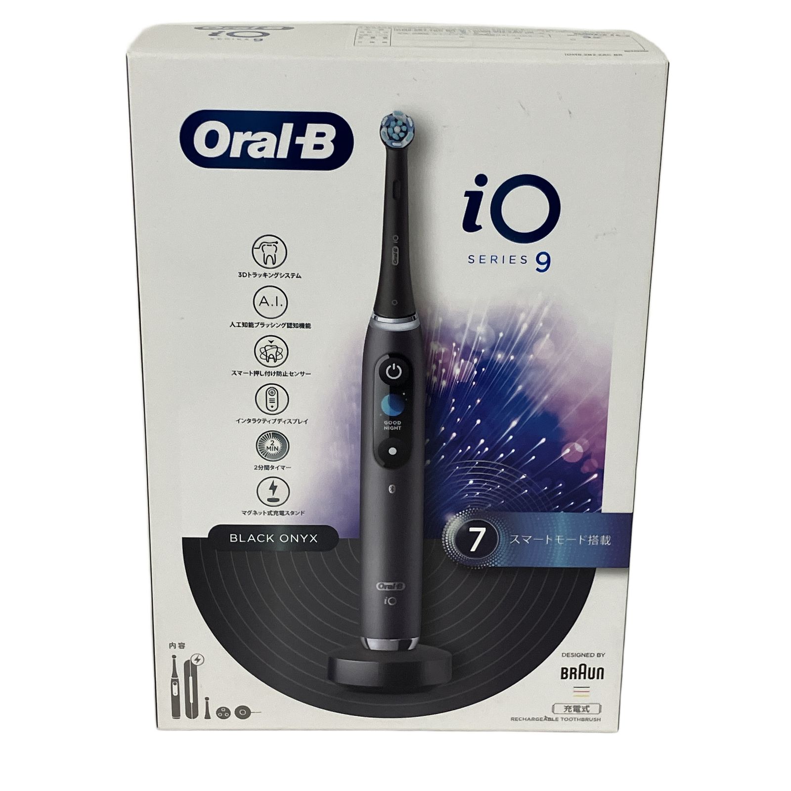 BRAUN iO 9 3758 i -W ブラウン 電動歯ブラシ オーラルB