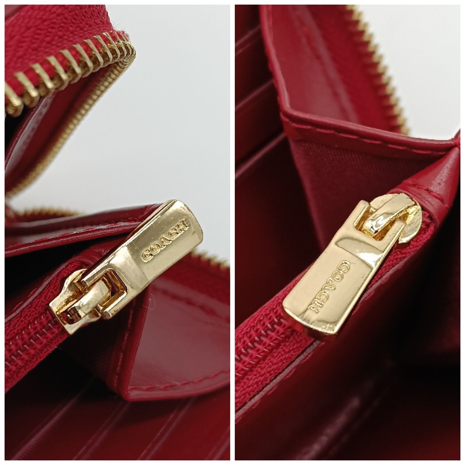 COACH コーチ 長財布 シグネチャー 花柄 F76871 ラウンドファスナー