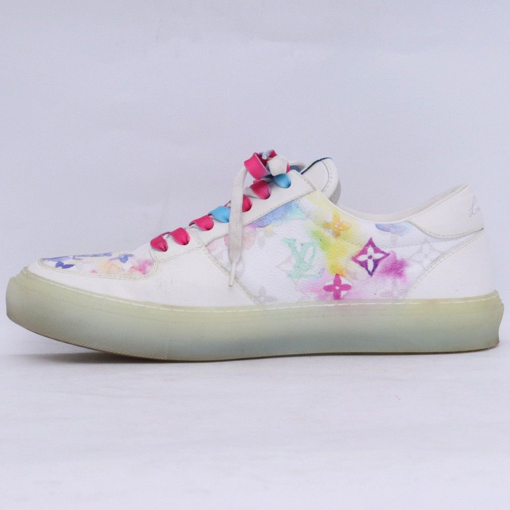 26.5cm LOUIS VUITTON LVオリライン レインボーモノグラム ローカット