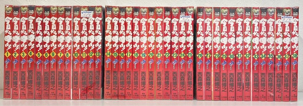 漫画 小学館 少年サンデーコミックス 西森博之 今日から俺は!! 全38巻