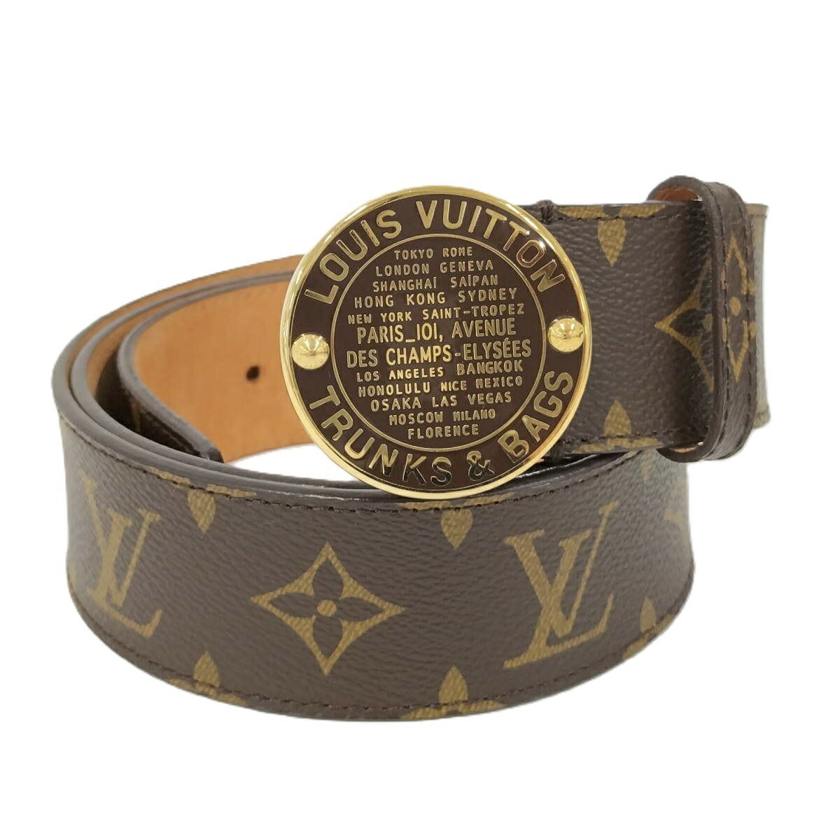 LOUIS VUITTON メンズ ベルト サンチュール T＆B モノグラム36 90 M 6975 U