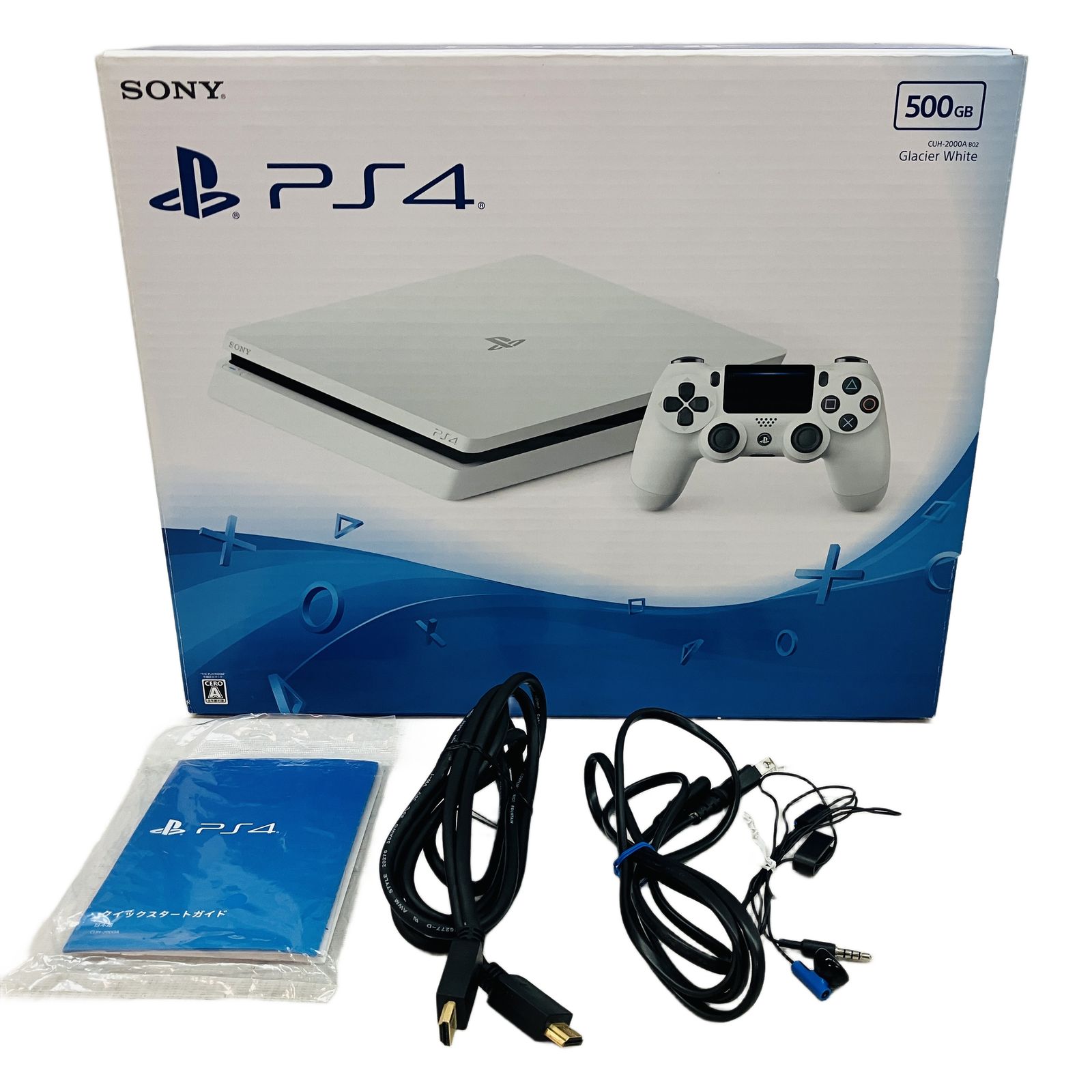 SONY CUH 2000 A PlayStation 4 500 GB プレイステーション4 プレステ 家庭用ゲーム機 ホワイト ソニー