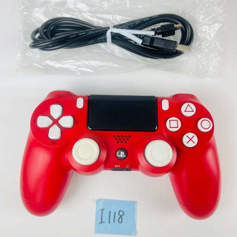 ◇I118【限定デザイン】SONY DUALSHOCK4 スパイダーマンエディション