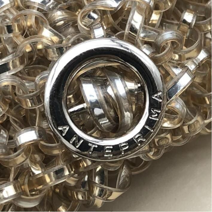 中古】ANTEPRIMA ワイヤーバッグ ハンドバッグ ベージュ アンテプリマ