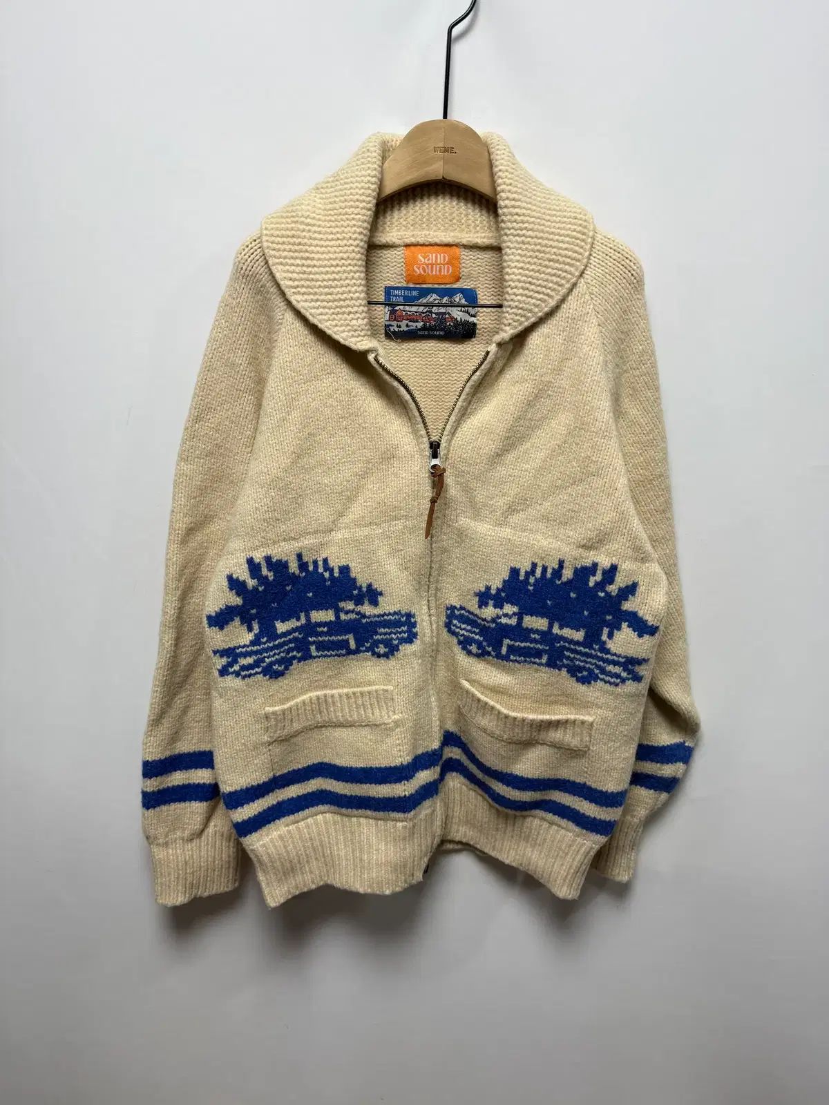 181 サンドTHE SOUND Car グラフィック カウチン ジップアップ