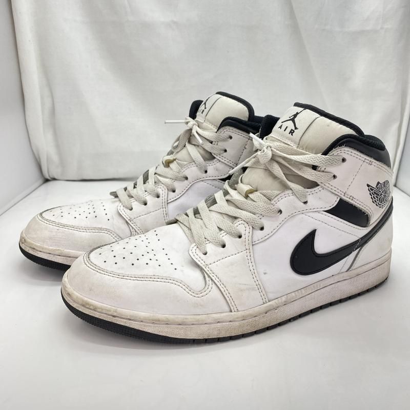Nike Air Jordan 1 Mid White Black サイズ29 0 cm DQ 8426 132 白黒 ナイキ 91