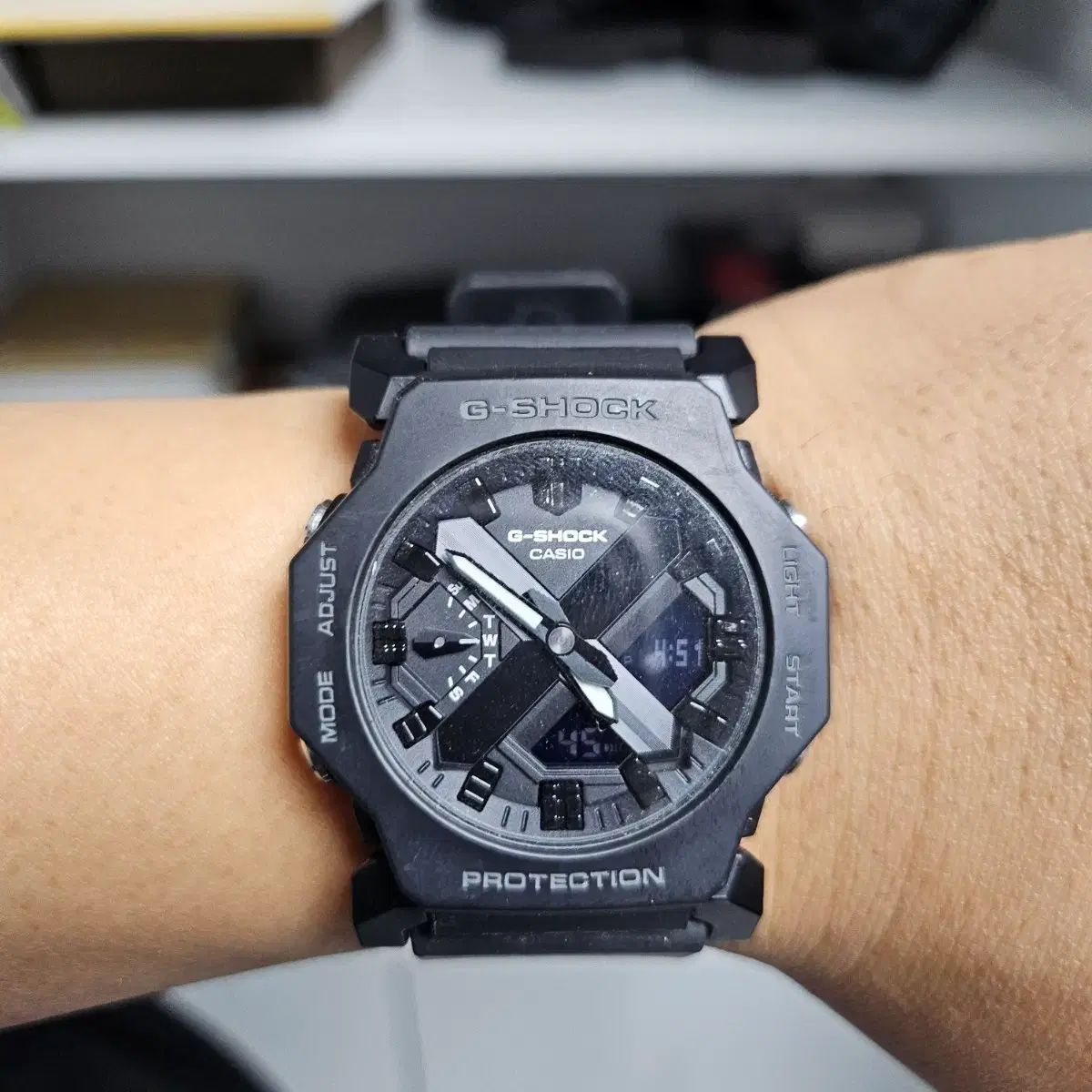 G SHOCK ジーショック オールブラック GA 2100 CASIO カシオ 時計