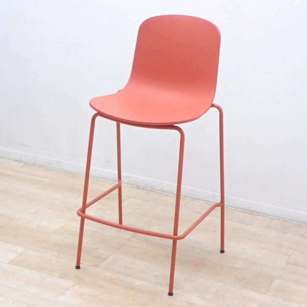 TOOU トゥー ホリ カウンターチェア ロー HOLI COUNTER CHAIR LOW レッド ハイチェア バー カフェ スツール 椅子 EG 19101 オフィス家具