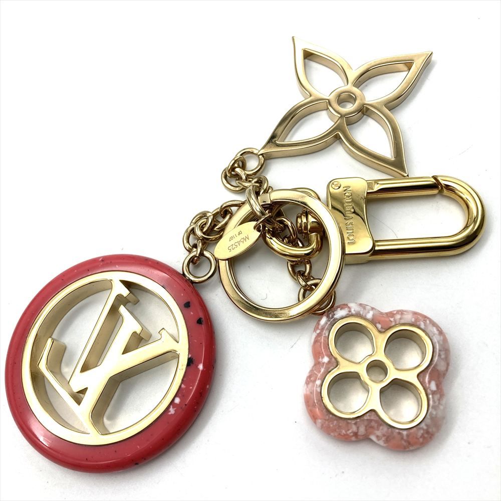 ルイヴィトン LOUIS VUITTON ポルトクレ カラーライン キーホルダー