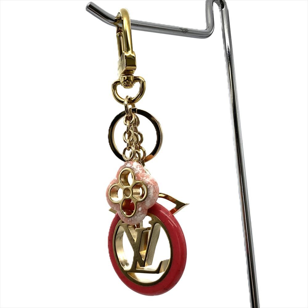 ルイヴィトン LOUIS VUITTON ポルトクレ カラーライン キーホルダー