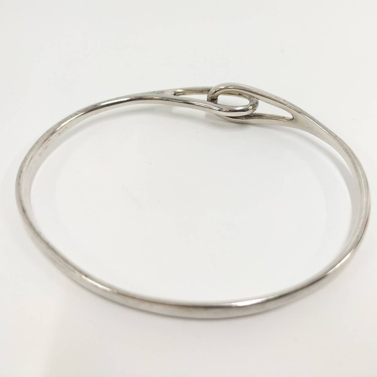 Tiffany ダブルティアドロップ　SV925シルバーバングルブレスレット Tiffany & Co. - 極美品☆ティファニー バングル ダブル ティア