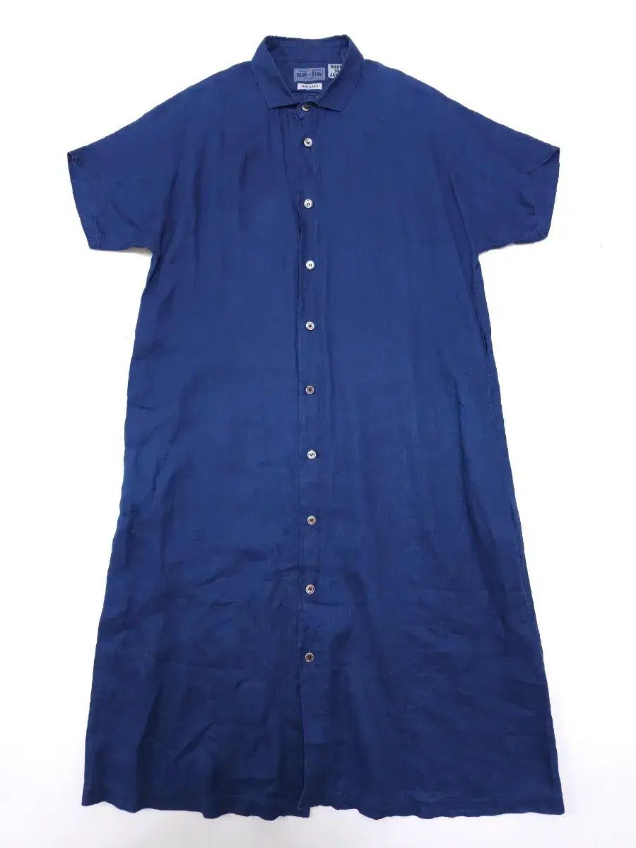ブルーブルー ジャパン リネン シャツ ロング ONE PIECE