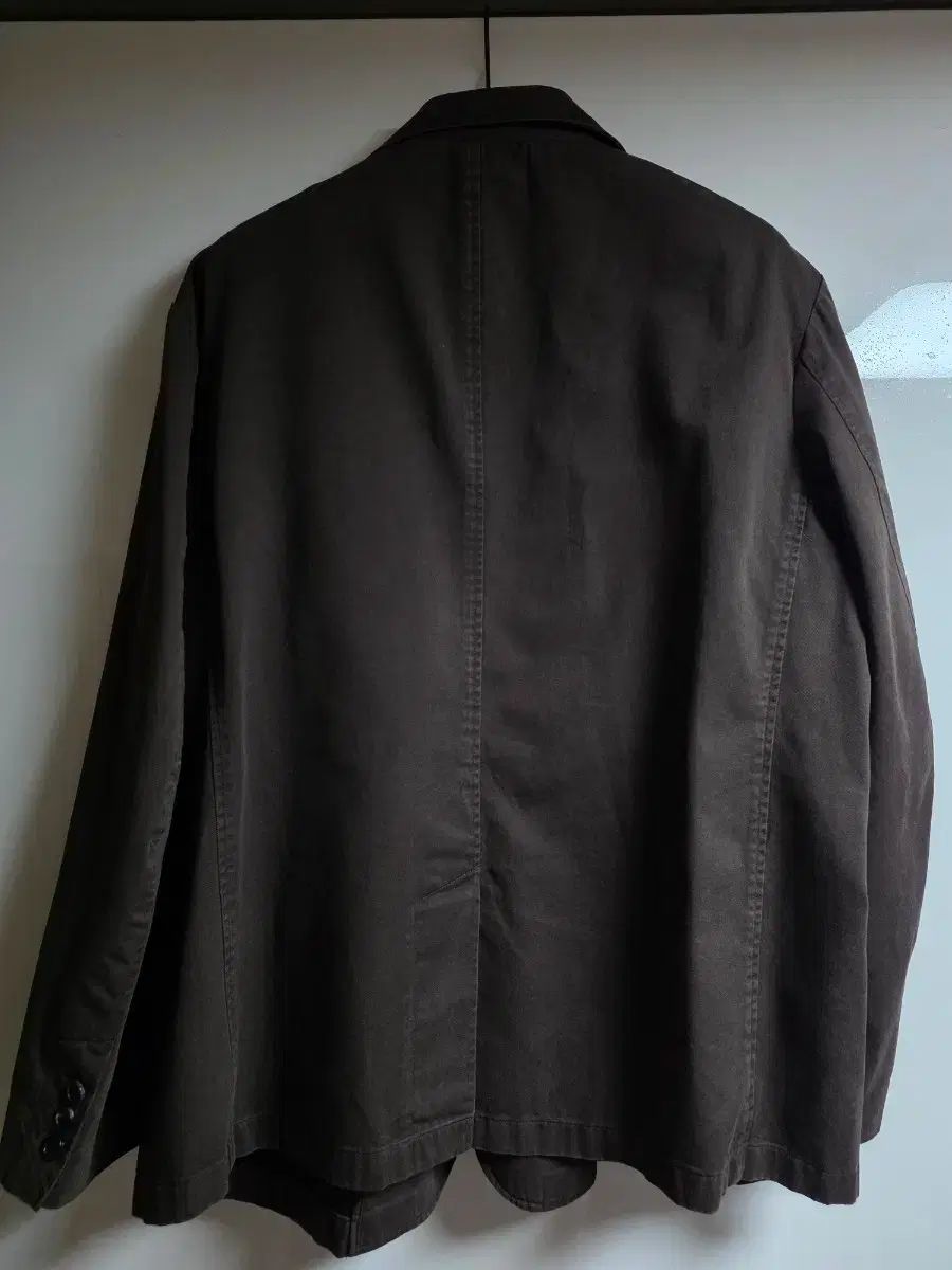 ART IF ACTS ウォッシュド 3ボタン ブレーザー ダークブラウン