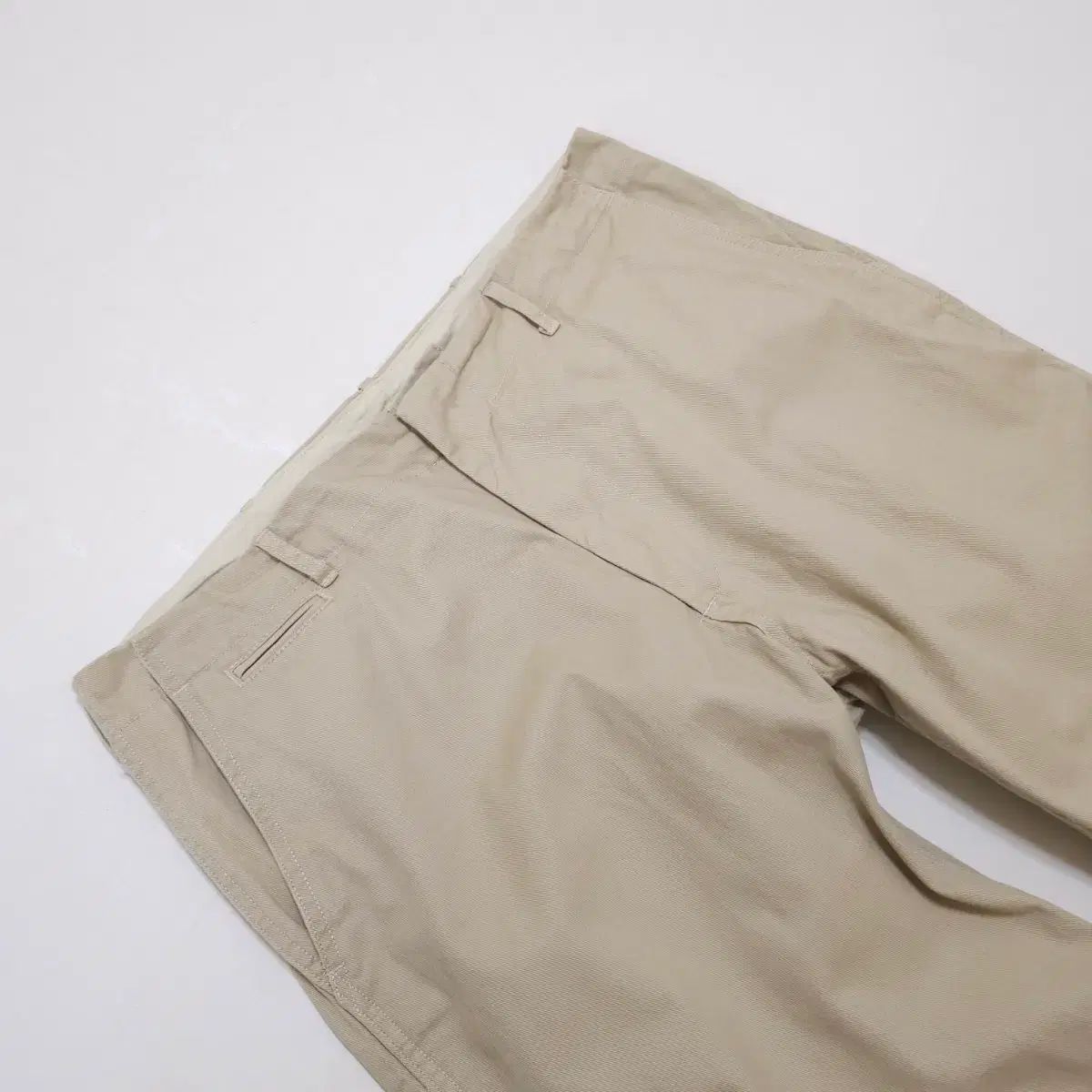 nanamica クリーム コットン チノ パンツ