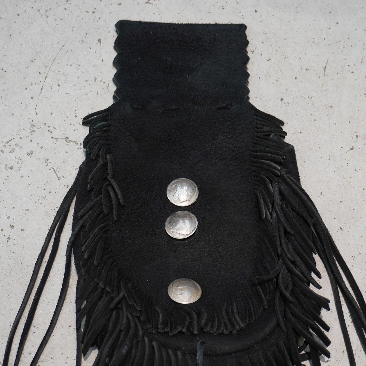 正規 goro's ゴローズ バッファローコンチョ レザー 腰がけ フリンジ