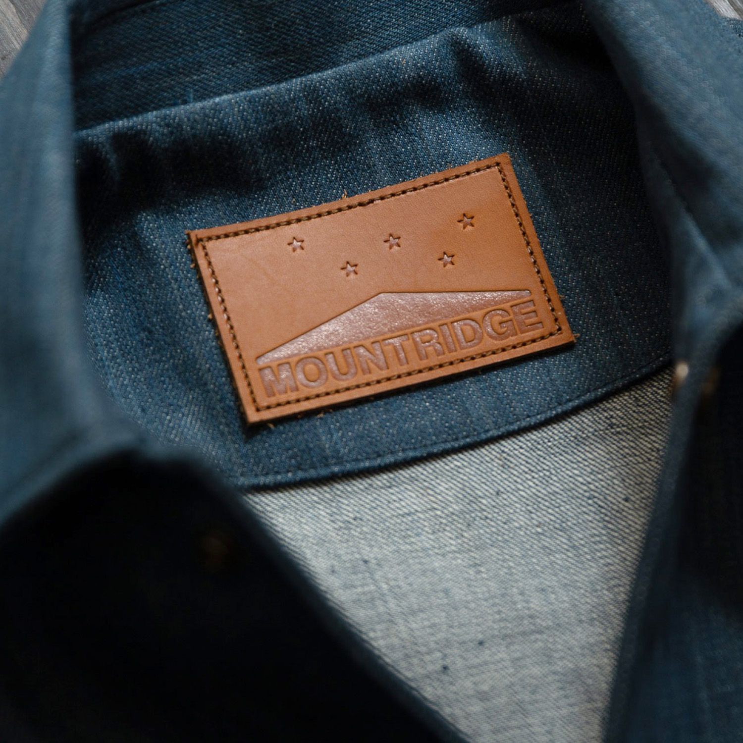 新品タグ付 【MOUNTRIDGE】 デニムコーチジャケット インディゴ L 