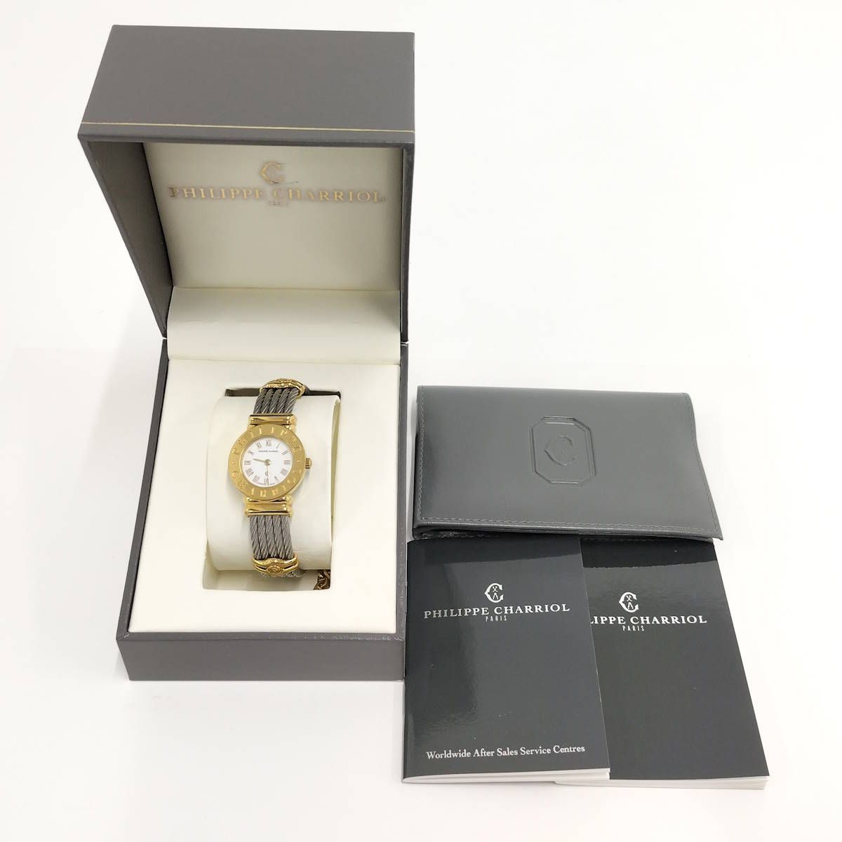 PHILIPPE CHARRIOL サントロペ レディース 腕時計 バングルウォッチ SS