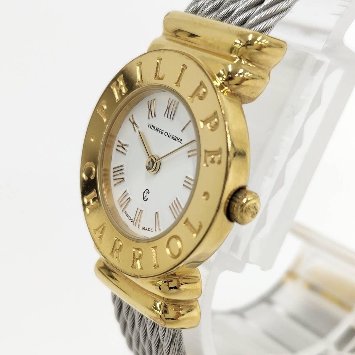 PHILIPPE CHARRIOL サントロペ レディース 腕時計 バングルウォッチ SS