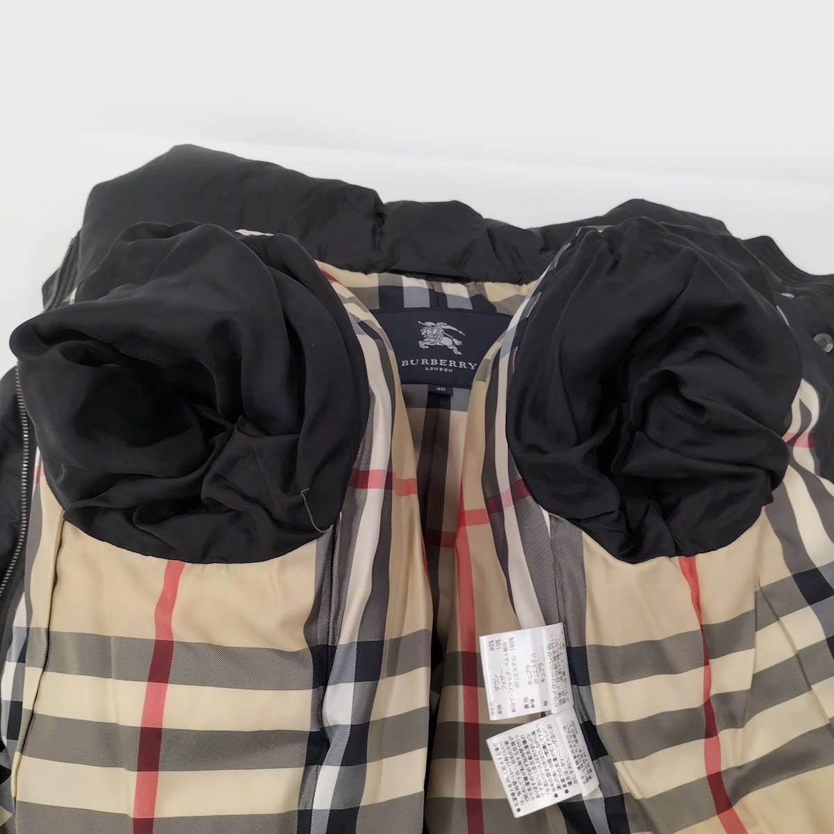BURBERRY London レディース ダウンジャケット ブラック ナイロン100
