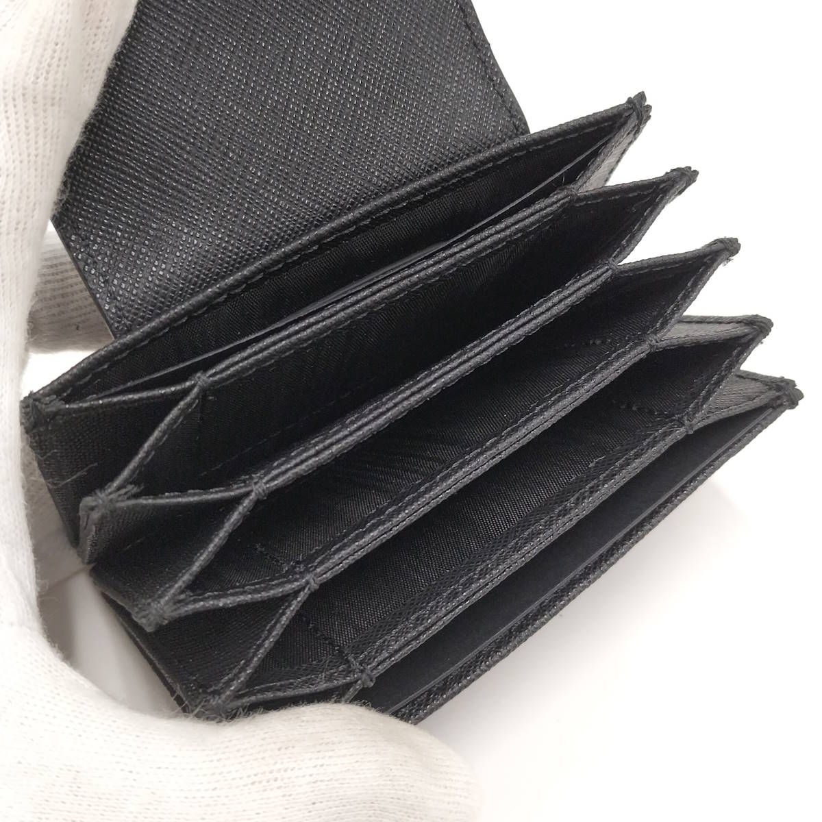 カードケース レザー ブラック -L 001 N