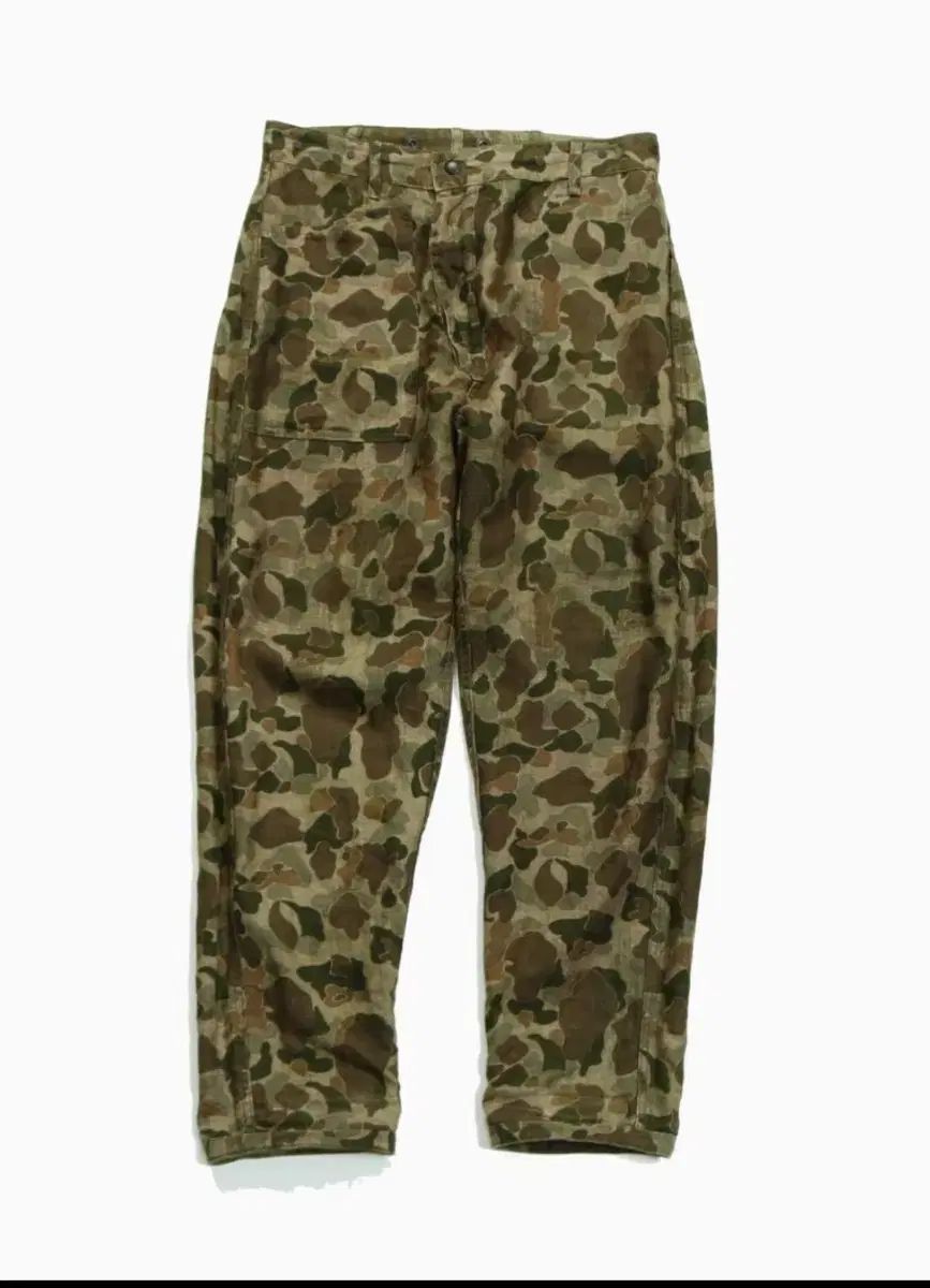ナイジェル ケーボン ミリタリー リバーシブル リネン カモ パンツ