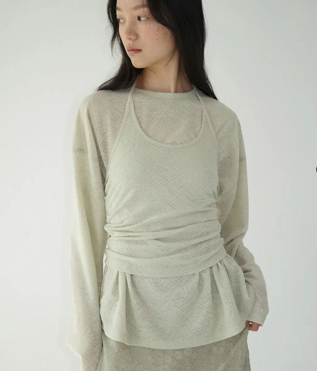 hwi 휘 ハウス レース トップス セット