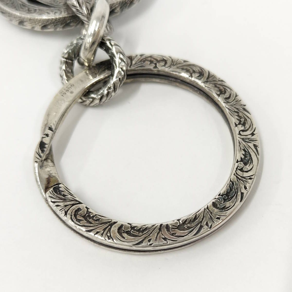 GUCCI グッチ インターロッキングG アラベスク 925 キーリング GUCCI（グッチ） [在庫処分] キーリング インターロッキングG