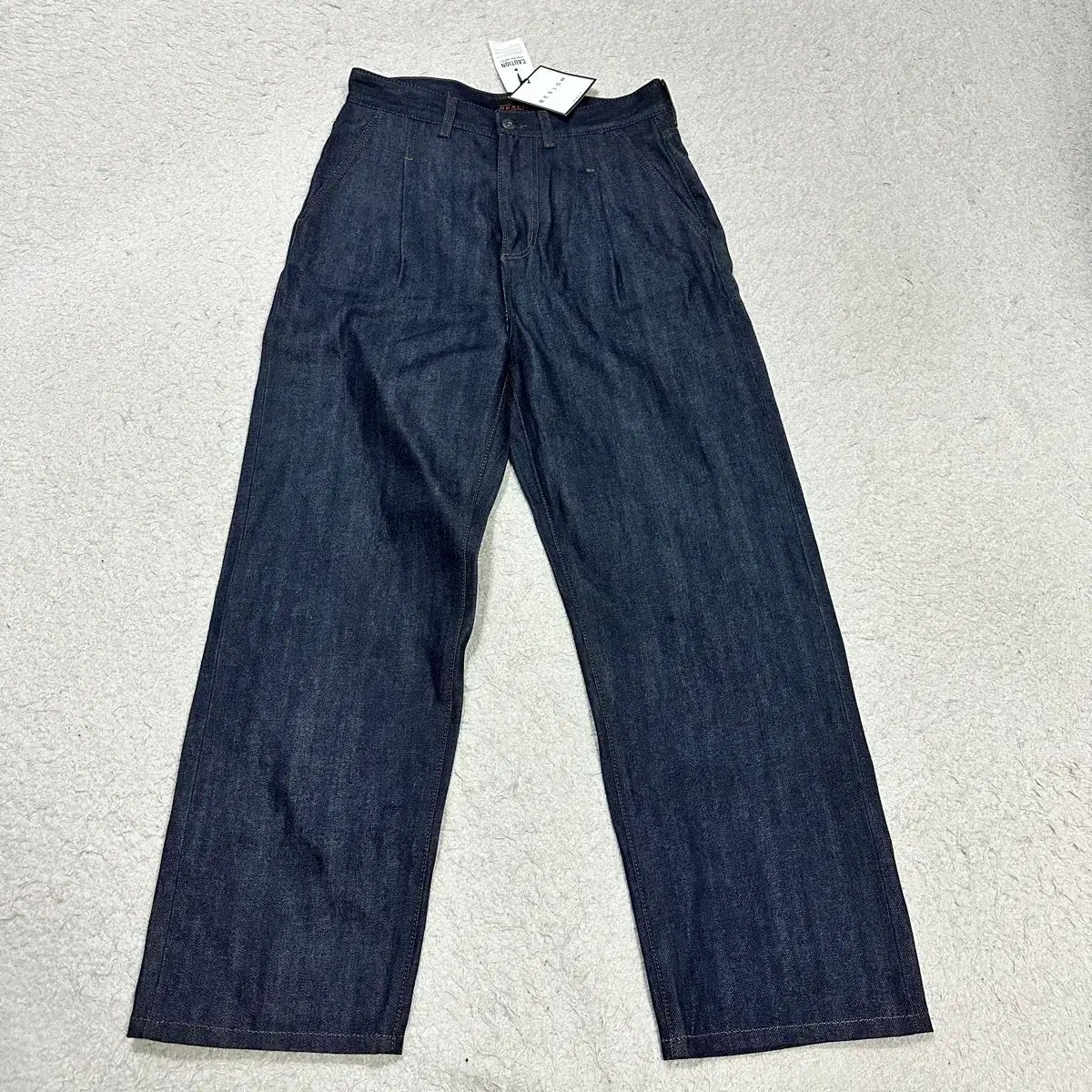 STUDIO NICHOLSON+ZARA ワイドデニムパンツ 黒 サイズ44 WIDE FIT 
