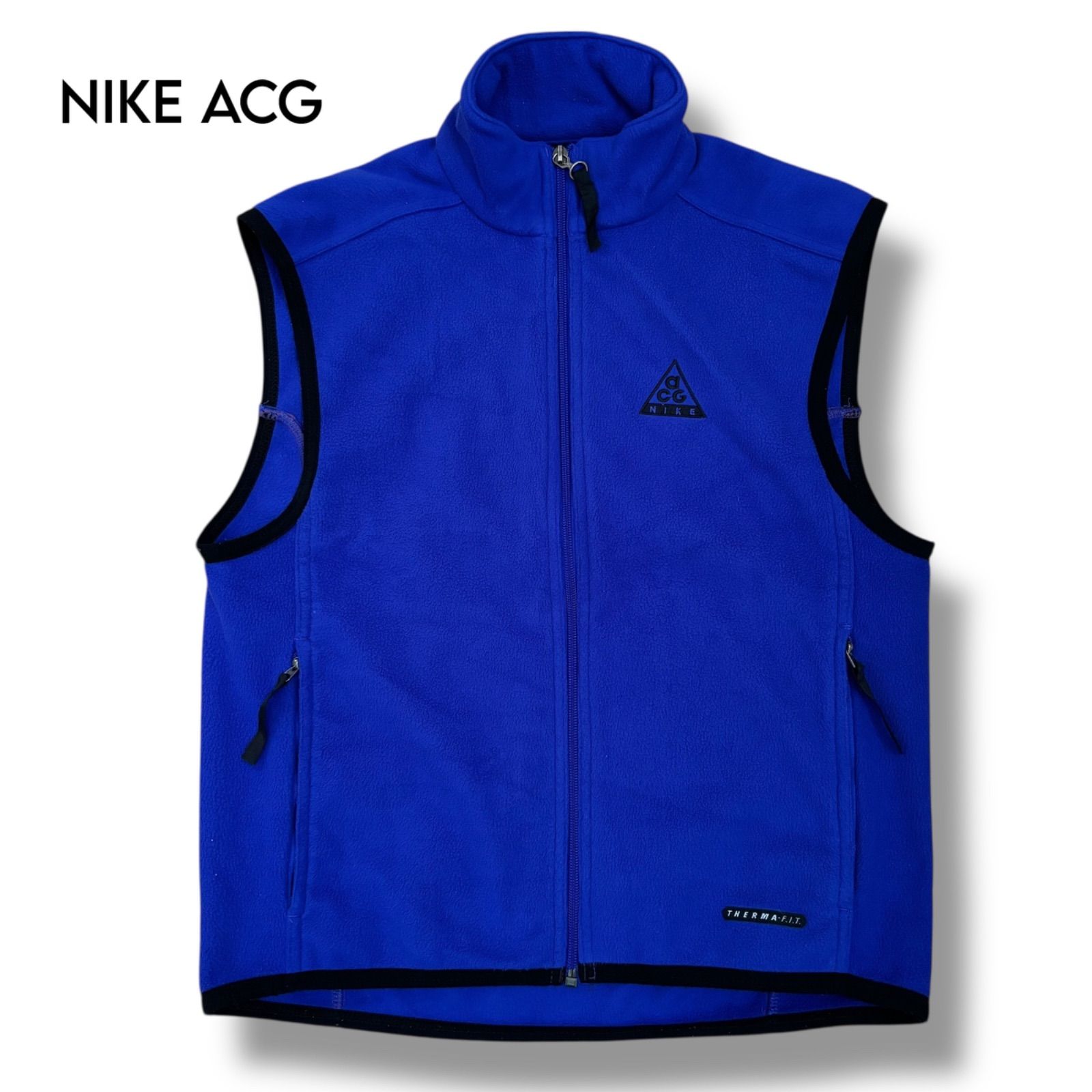 NIKE ACG】ジップアップフリース ベスト S - メルカリ