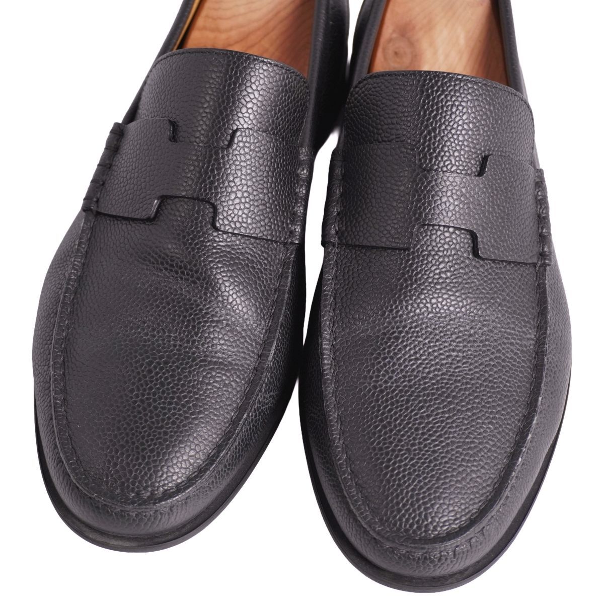 美品 エルメス HERMES ローファー 2023 ケネディ モカシン Hロゴ